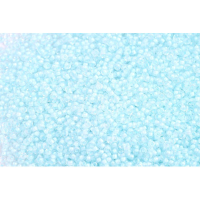 Miyuki Round 15/0 N. 20 LINED AQUA MIST AB