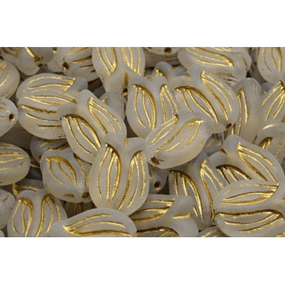 Tulip Bell Beads N. 2804 Weiß