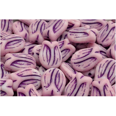 Tulip Bell Beads N. 2815 Rosa