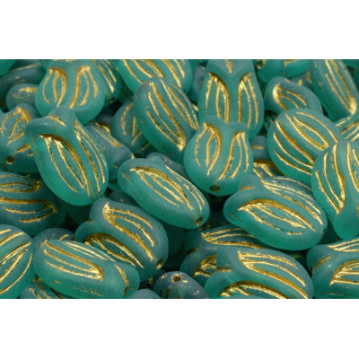 Tulip Bell Beads N. 2819 Verde