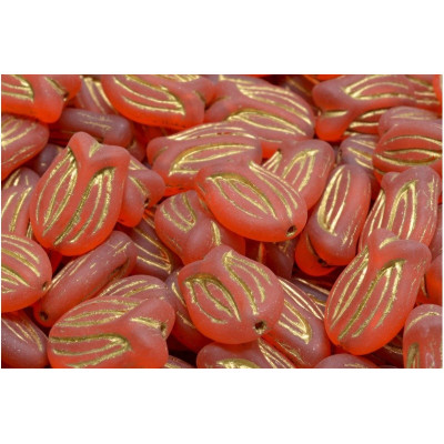 Tulip Bell Beads N. 2822 Rosso