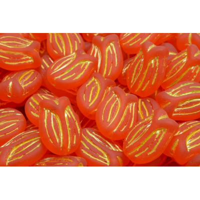 Tulip Bell Beads N. 2824 Rojo
