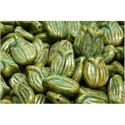 Tulip Bell Beads N. 2074 Grün