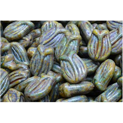 Tulip Bell Beads N. 2075 Bleu