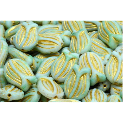 Tulip Bell Beads N. 2077 Vert