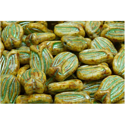 Tulip Bell Beads N. 2085 Amarillo