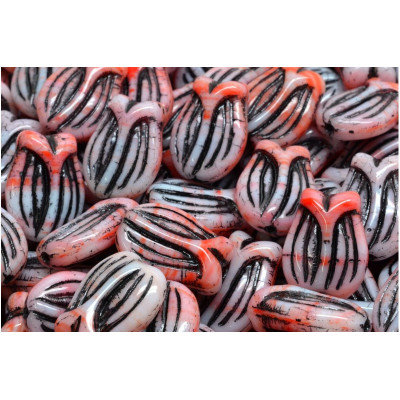 Tulip Bell Beads N. 2093 Bianco