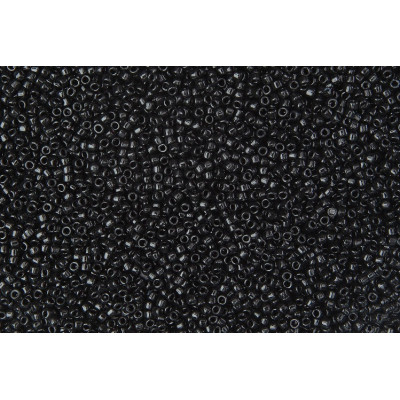Czech Seed Beads 10/0 Opaque Jet Black 23980 | Matubo Glass