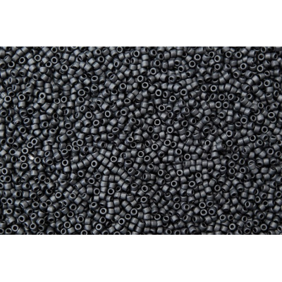 Matubo™ Seed Beads 10/0 Jet Matte Black 23980-84110 | Glass Beads