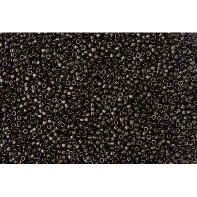 Matubo Seed Beads 10/0 Jet Copper 23980-14435 | Czech Glass