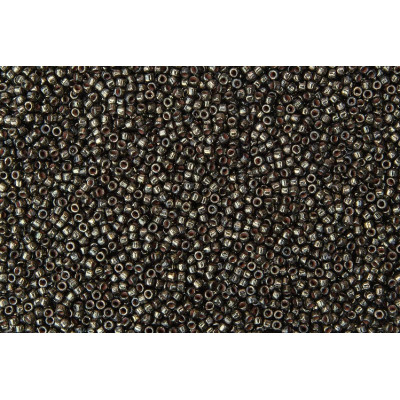 Matubo Seed Beads 10/0 Jet Senegal Brown-Purple 23980-15695