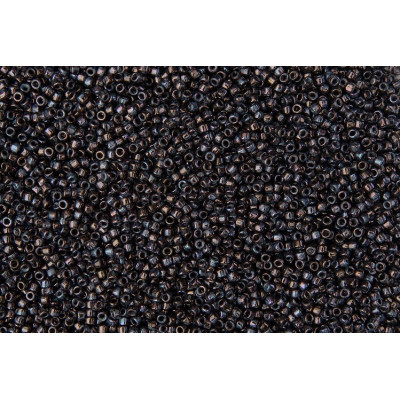 Matubo Seed Beads 10/0 Jet Iris Luster 23980-15781 | Czech Glass