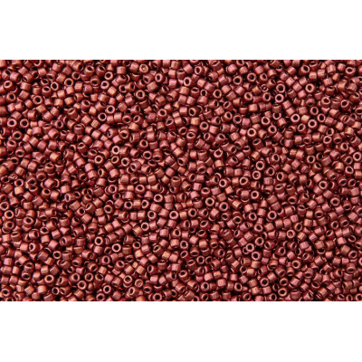 Matubo Seed Beads 10/0 Crystal Bronze Fire Red 01750 | Czech Glass