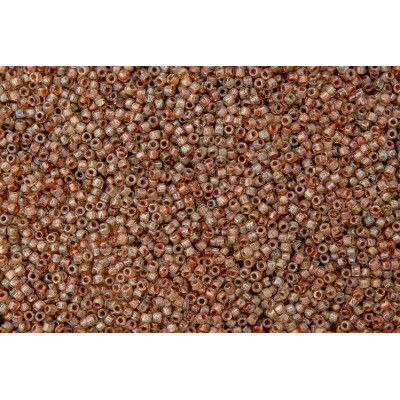 Matubo 10/0 Czech Seed Beads Crystal Travertine Dark 86805