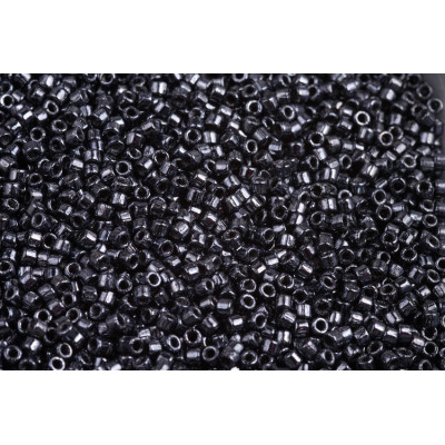 Matubo™ Seed Beads 10/0 Jet Hematite 23980-14400 | Czech Glass