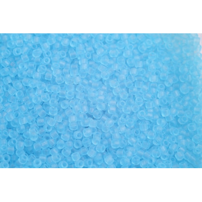 Matubo 10/0 Seed Beads Aquamarine Matte 60020-84110 | Czech Glass