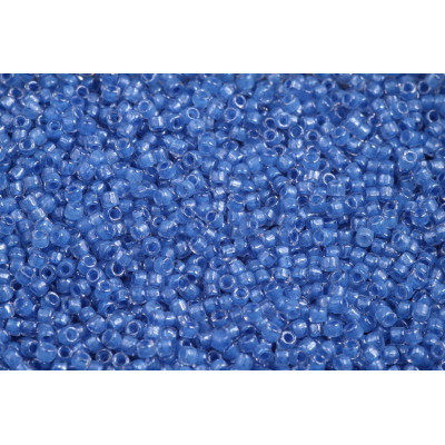 Matubo Seed Beads 10/0 Crystal Blue Lined 00030-38136 | Czech Glass