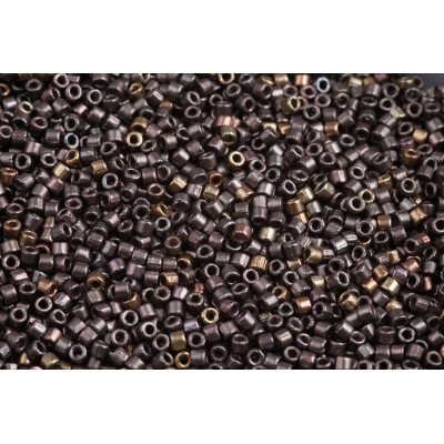 Czech Seed Beads 10/0 Crystal Grey Rainbow 01670 | Matubo Glass