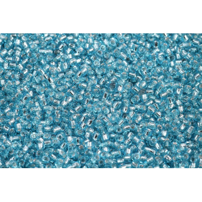 Matubo™ Seed Beads 10/0 Aquamarine Silver Lined 81800 | Glass