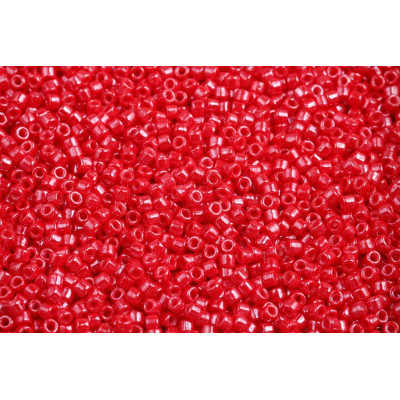 Matubo Seed Beads 10/0 Opaque Coral Red Luster 93200-14400