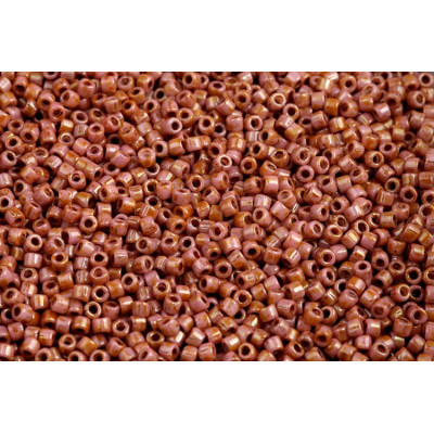 Matubo 10/0 Seed Beads Chalk Red Glaze 65491 | Czech Glass