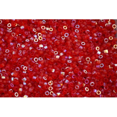 Matubo™ Seed Beads 10/0 Ruby AB Matte 90080-28771 | Glass Beads
