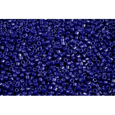 Conterie ceche 10/0 Opaque Blue Red Luster 14495 | Matubo