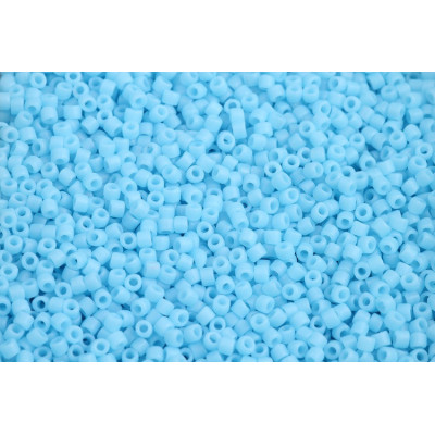 Matubo Seed Beads 10/0 Turquoise Blue Mat 84110 | Czech Glass