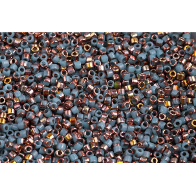 Matubo Seed Beads 10/0 Turquoise Capri Gold 63030-27101 | Czech Glass