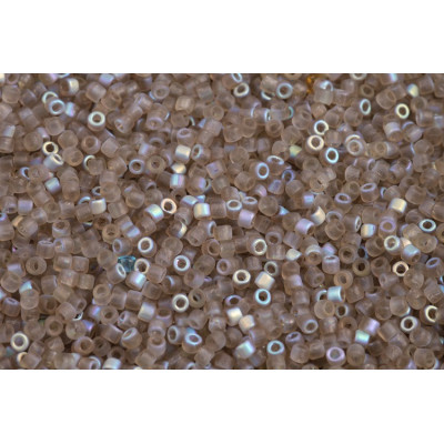 Matubo™ Seed Beads 10/0 Smoke Grey AB Mat 28771 | Glass Beads