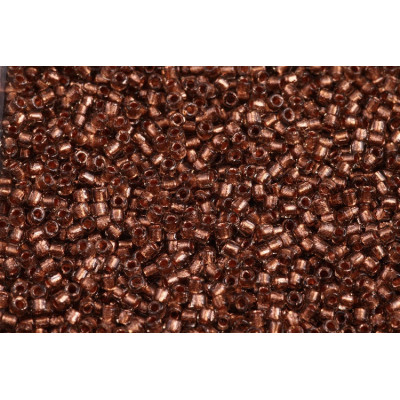 Matubo™ Seed Beads 10/0 Smoke Grey Copper Lined 40020-68105