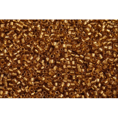 Matubo Seed Beads 10/0 Topaz Bronze Lined 68106 | Czech Glass