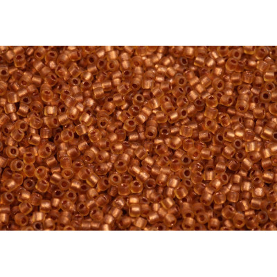Matubo Seed Beads 10/0 Topaz Copper Ice Lined 10060-85105 | 5g