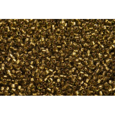 Matubo™ Seed Beads 10/0 Olivine Bronze Lined 68106 | Czech Glass