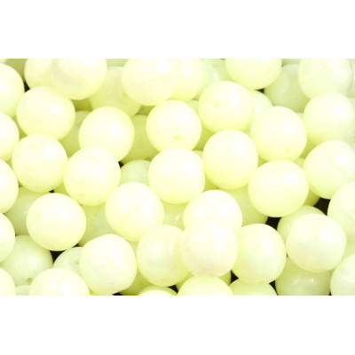 Czech Glass Round Beads 8mm Opal 1509 | Rutkovsky Glass