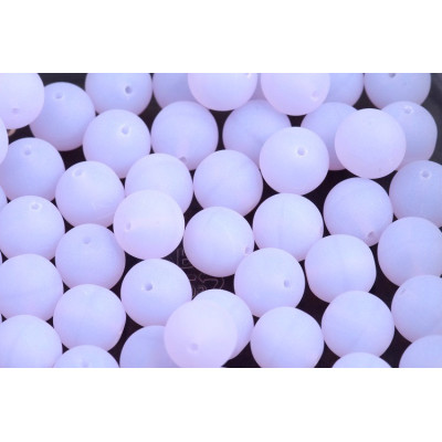 8mm Round Beads Opal Violet Mat 21010/84110 | Czech Glass Beads