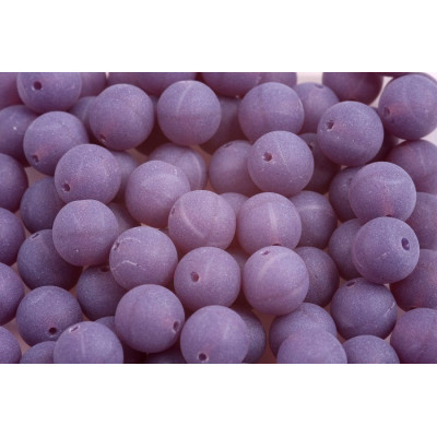 Round Beads 8mm Opal Violet Mat 84110