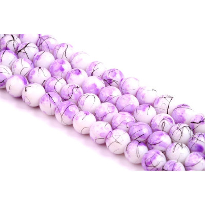 Round bead N. 1550 White