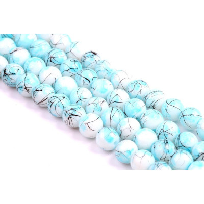 Round bead N. 1551 White