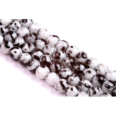Round bead N. 1555 White