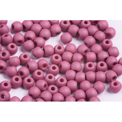 Round Beads 6mm Mauve Matte | Rutkovsky Czech Glass Beads