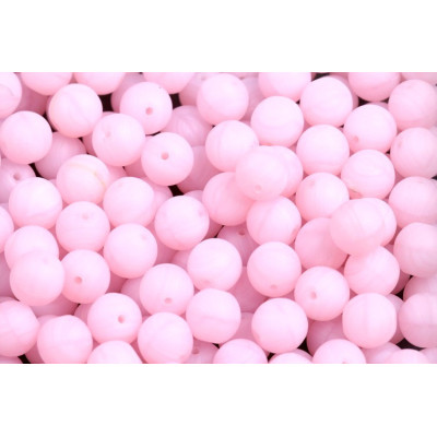 Round Beads 6mm Matte Pink 3176 Rutkovsky | Czech Glass Beads