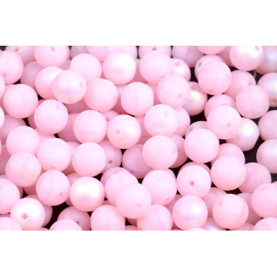 Pink Round Beads 6mm Czech Glass Rutkovsky 3178 | Glass Beads