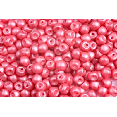Mushroom Button Beads 4x3mm Pastel Red 02010/29307 | Rutkovsky