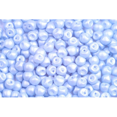 Mushroom Button Beads 4x3mm Pastel Blue 02010/29310 | Rutkovsky