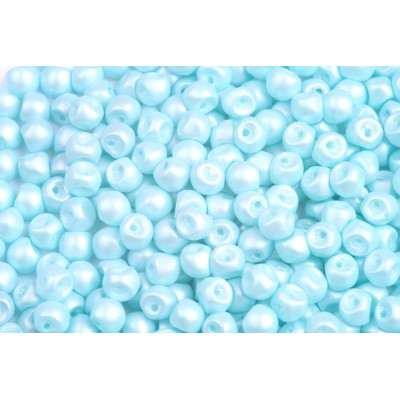 Mushroom Button Beads 4x3mm Pastel Lt Aqua 29313 | Rutkovsky