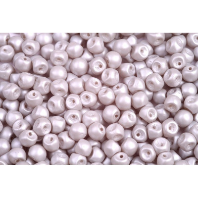 Mushroom Button Beads 4x3mm Pastel Grey 02010/29320 | Rutkovsky
