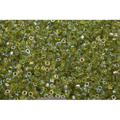 Matubo Seed Beads 10/0 Olivine AB 50230-28701 | Czech Glass