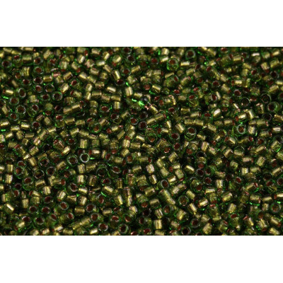 Matubo 10/0 Seed Beads Chrysolite Copper Lined 50050-68105