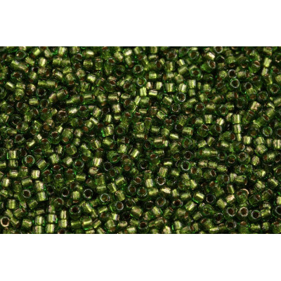 Matubo rocallas 10/0 Chrysolite Bronze Ice Lined 68106